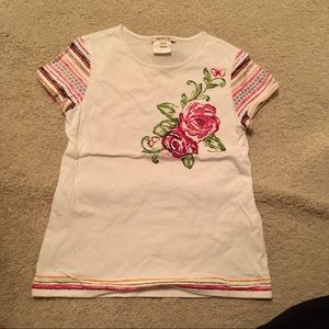 KENZO Kids Rose Striped Top
